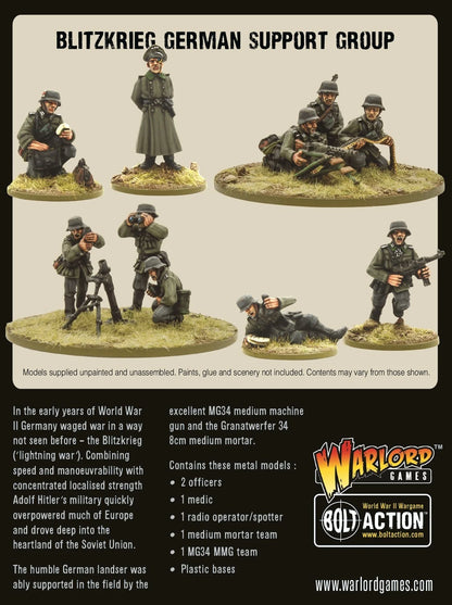 Blitzkrieg deutsche Unterstützungsgruppe