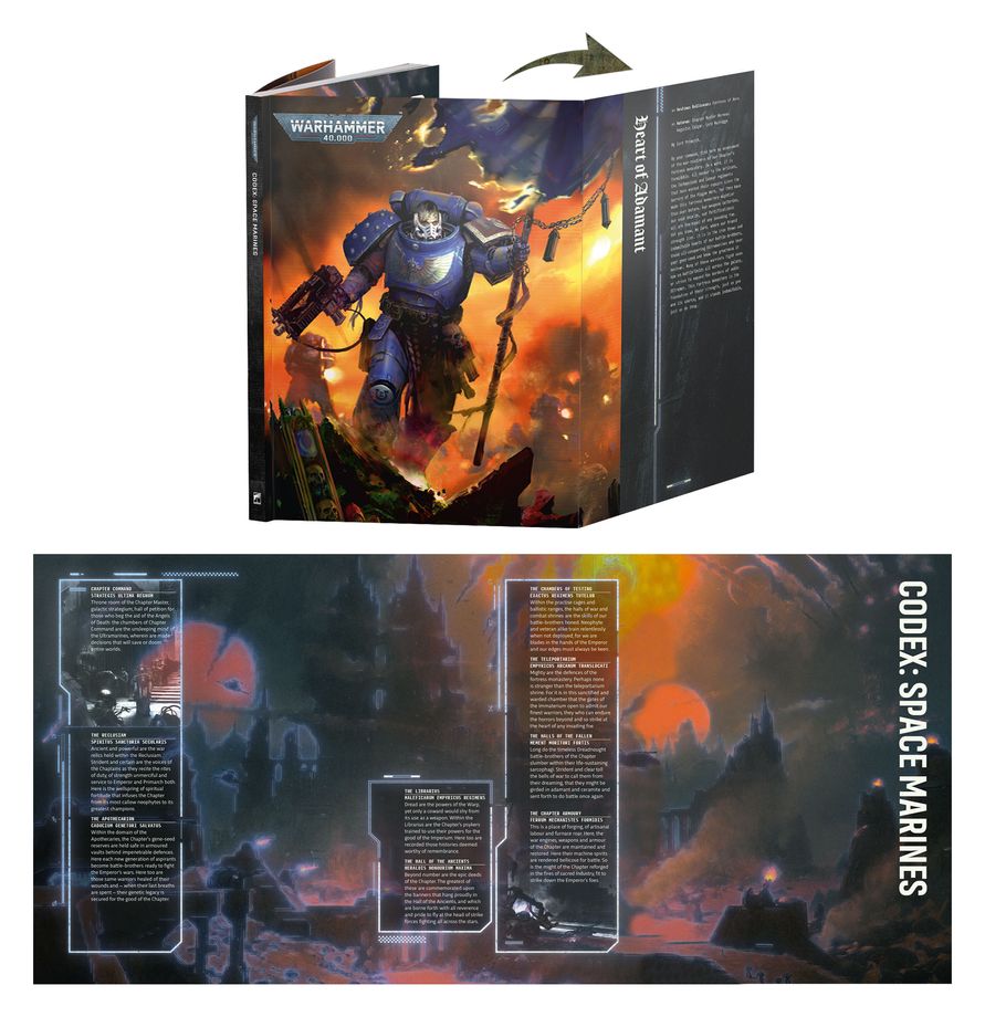 Warhammer 40k CODEX: Space Marines (11th edition)
