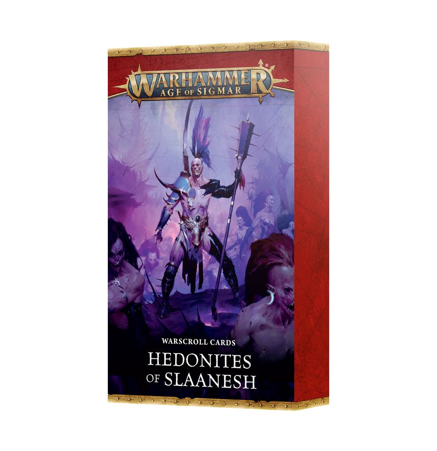 Hedonites of Slaanesh - Warscroll Cards