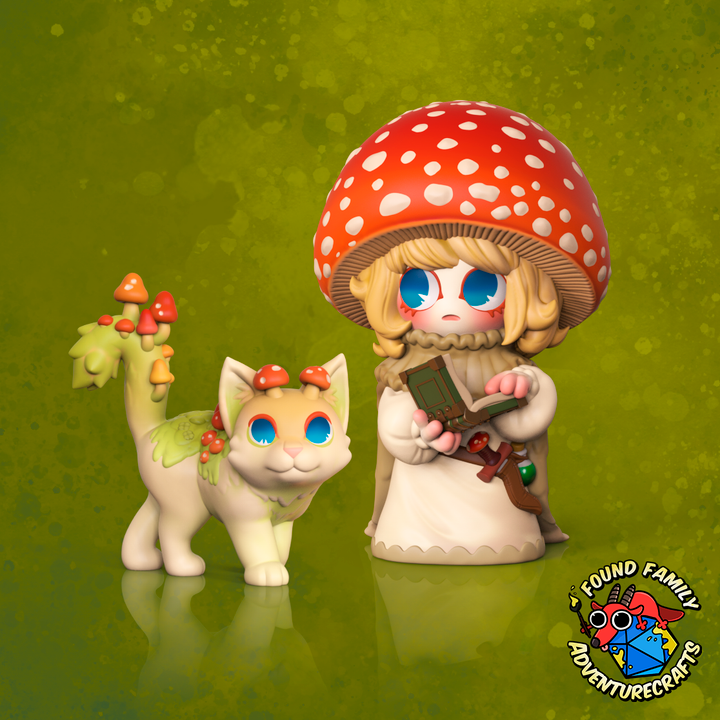 Cat Familiar Mushroomfolk