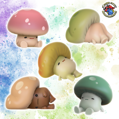 Mushies: Exhausted Little Mushroom Guys