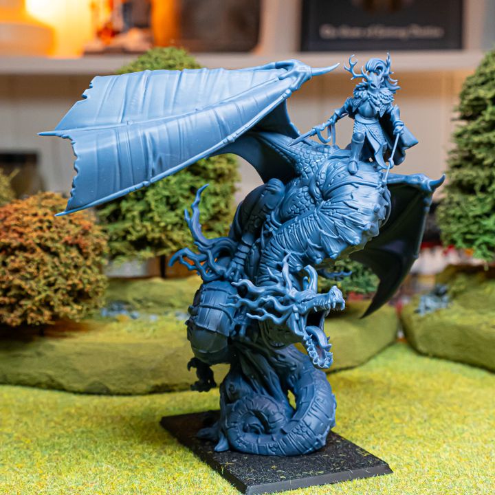 Feral Elf Prince on Feral Dragon