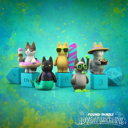 Peanut Cats - Tropical Summer Vacation