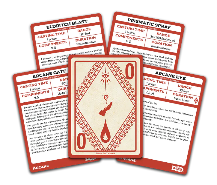 D&amp;D Spellbook Cards: Arcane Deck