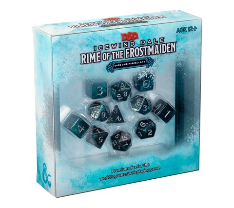 D&D Icewind Dale – Rime of the Frostmaiden Dice & Miscellany