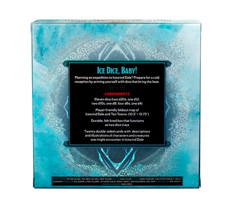 D&D Icewind Dale – Rime of the Frostmaiden Dice & Miscellany