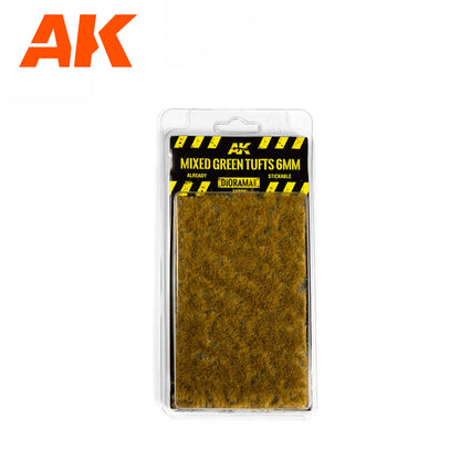 Mixed Green Tufts - 6mm