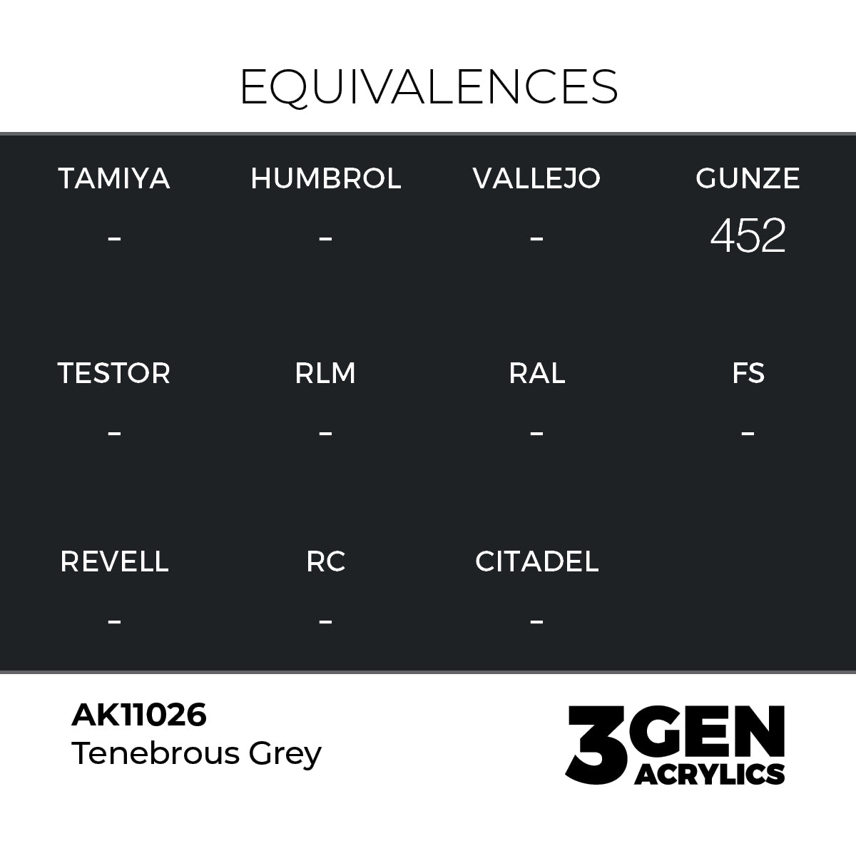 3gen - Tenebrous Grey - 18ml