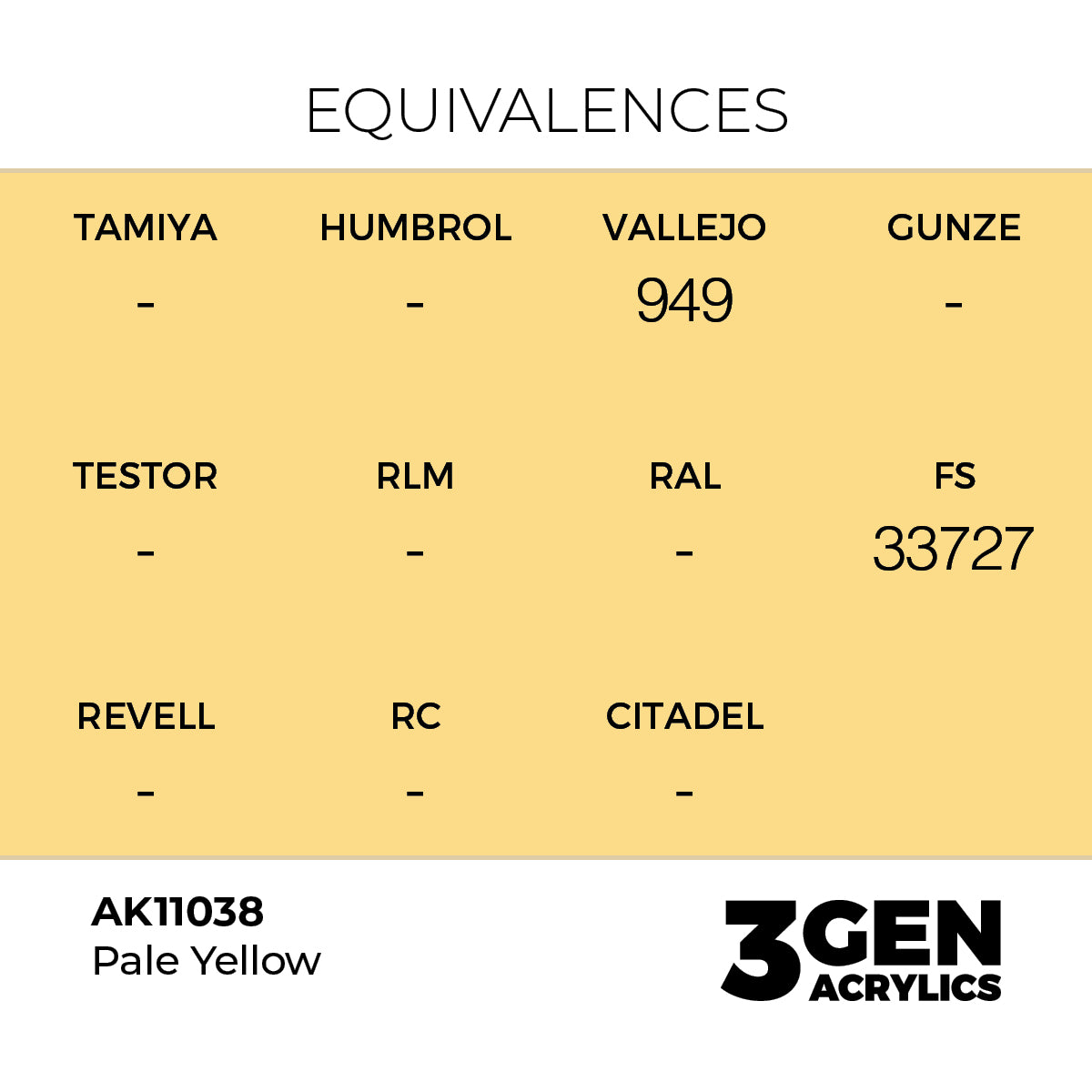 3gen - Pale Yellow - 18ml