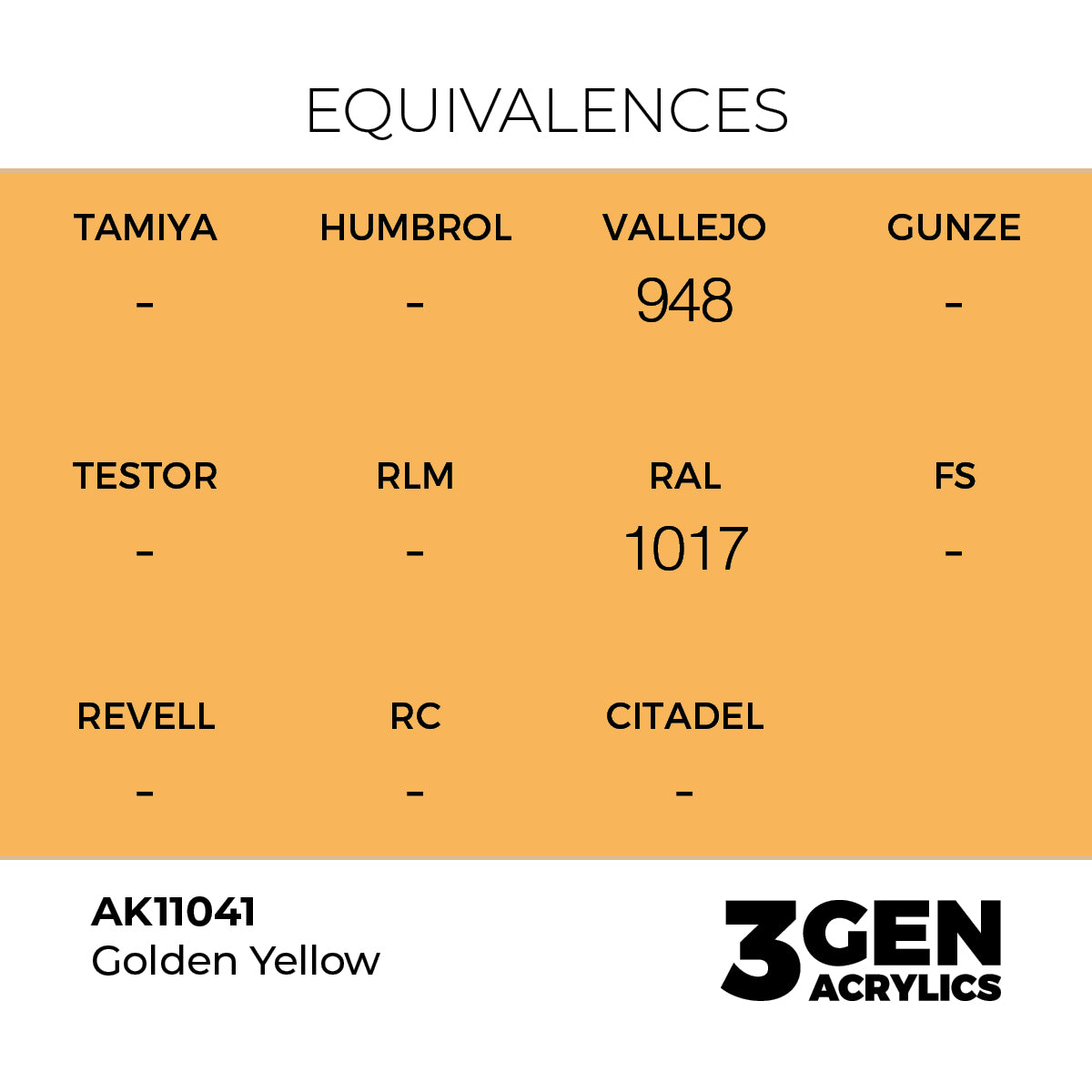 3gen - Golden Yellow - 18ml