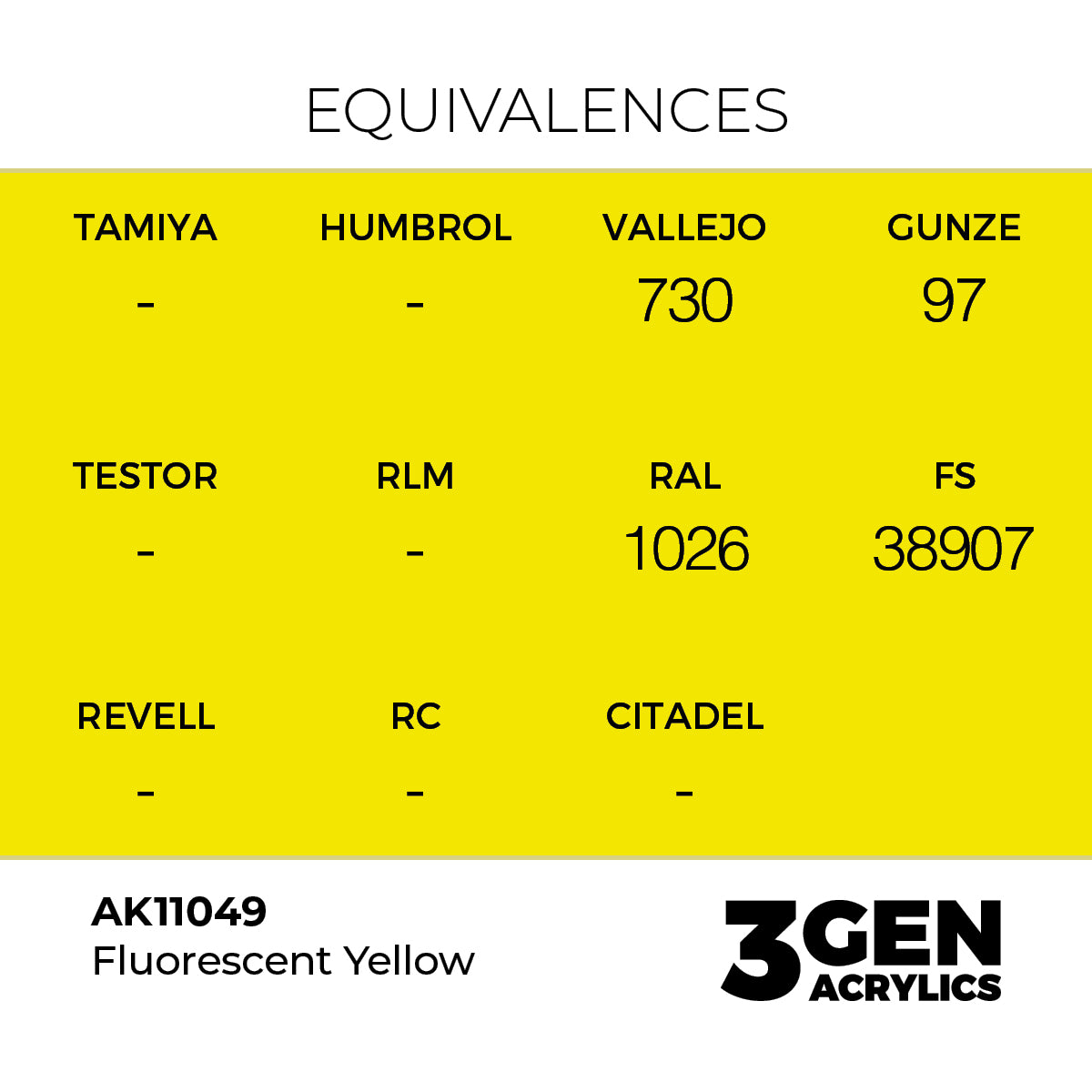 3gen - Fluorescent Yellow - 18ml