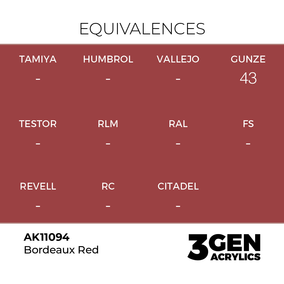 3gen - Bordeaux Red - 18ml