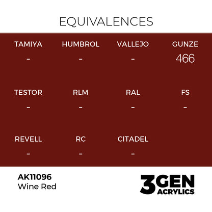 3gen - Wine Red - 18ml