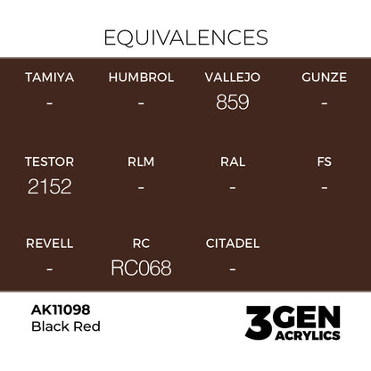 3gen - Black Red - 18ml