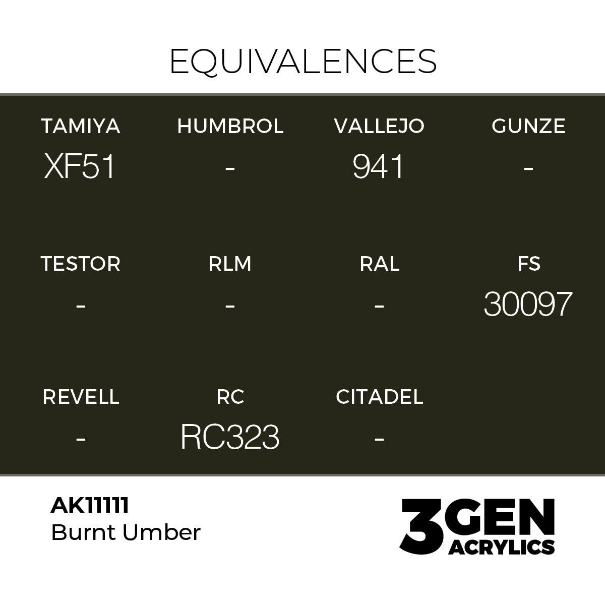 3gen - Burnt Umber - 18ml