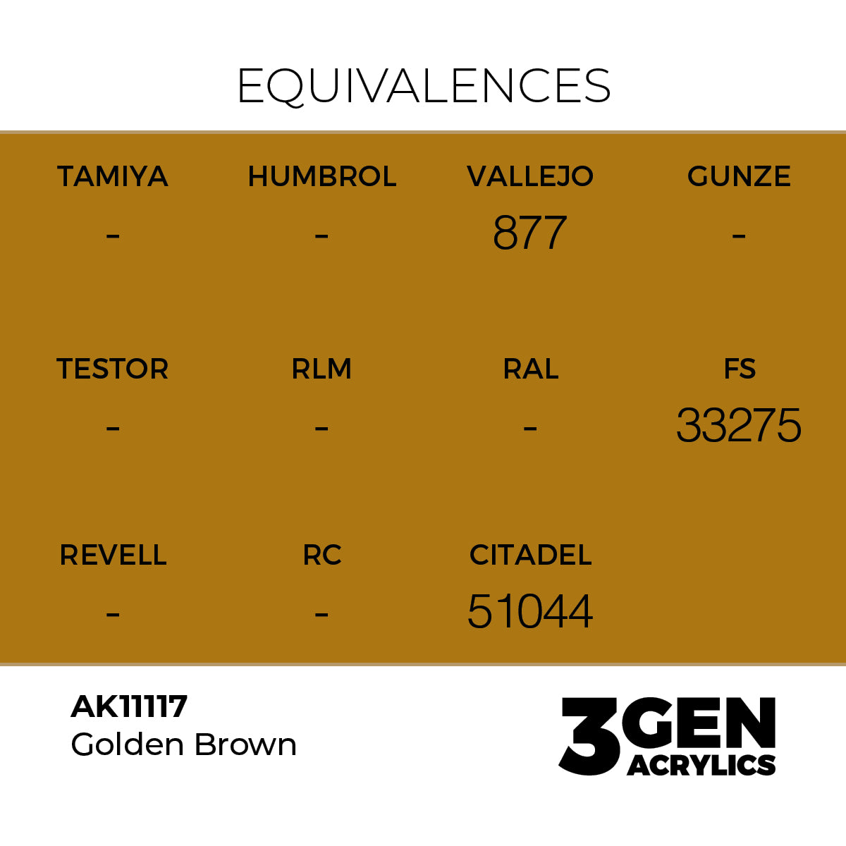 3gen - Golden Brown - 18ml