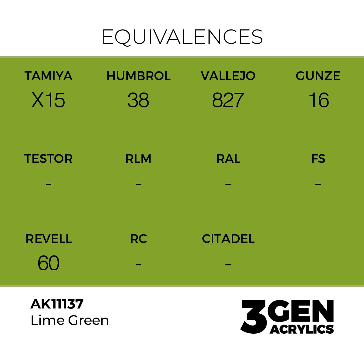 3gen - Lime Green - 18ml