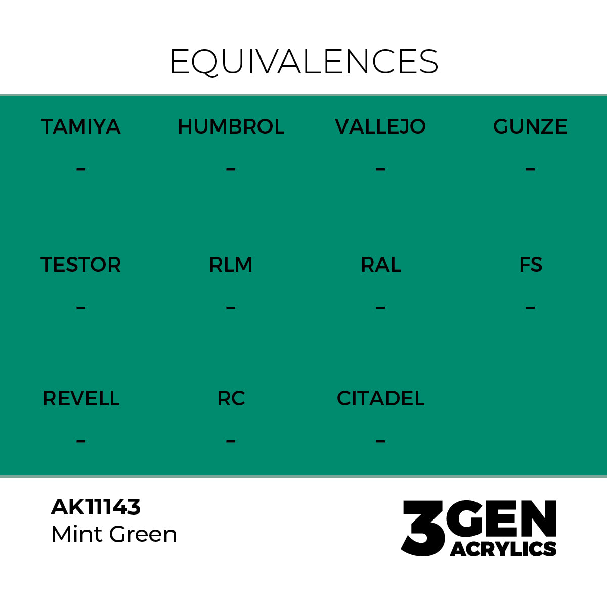 3gen - Mint Green - 18ml
