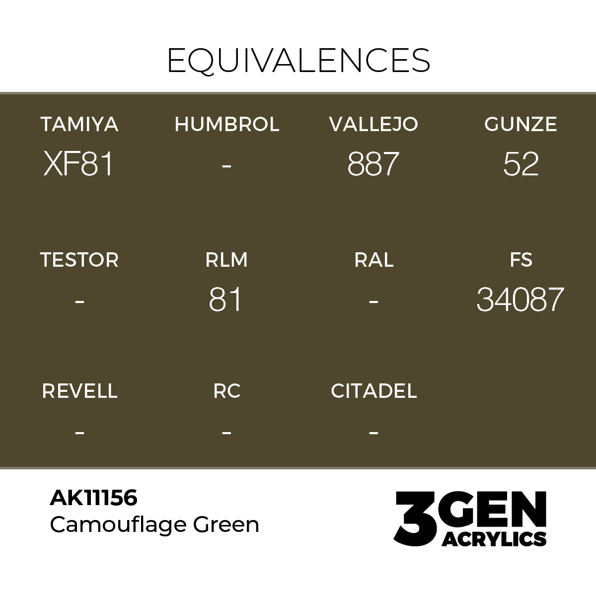 3gen - Camouflage Green - 18ml