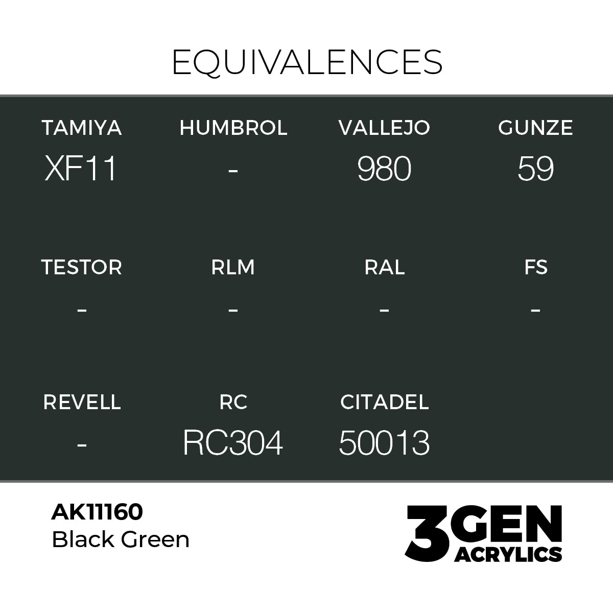 3gen - Black Green - 18ml