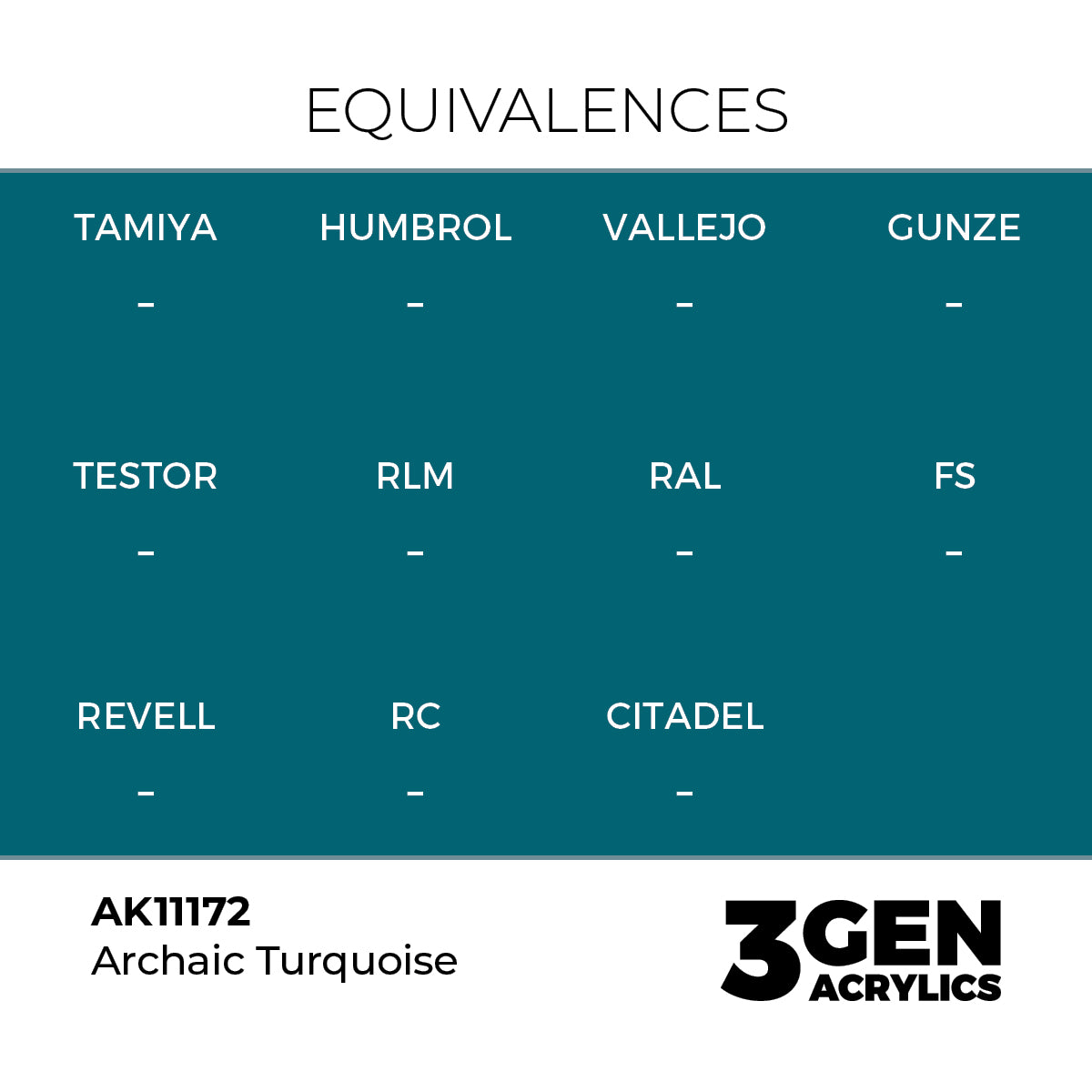 3gen - Archaic Turquoise - 18ml