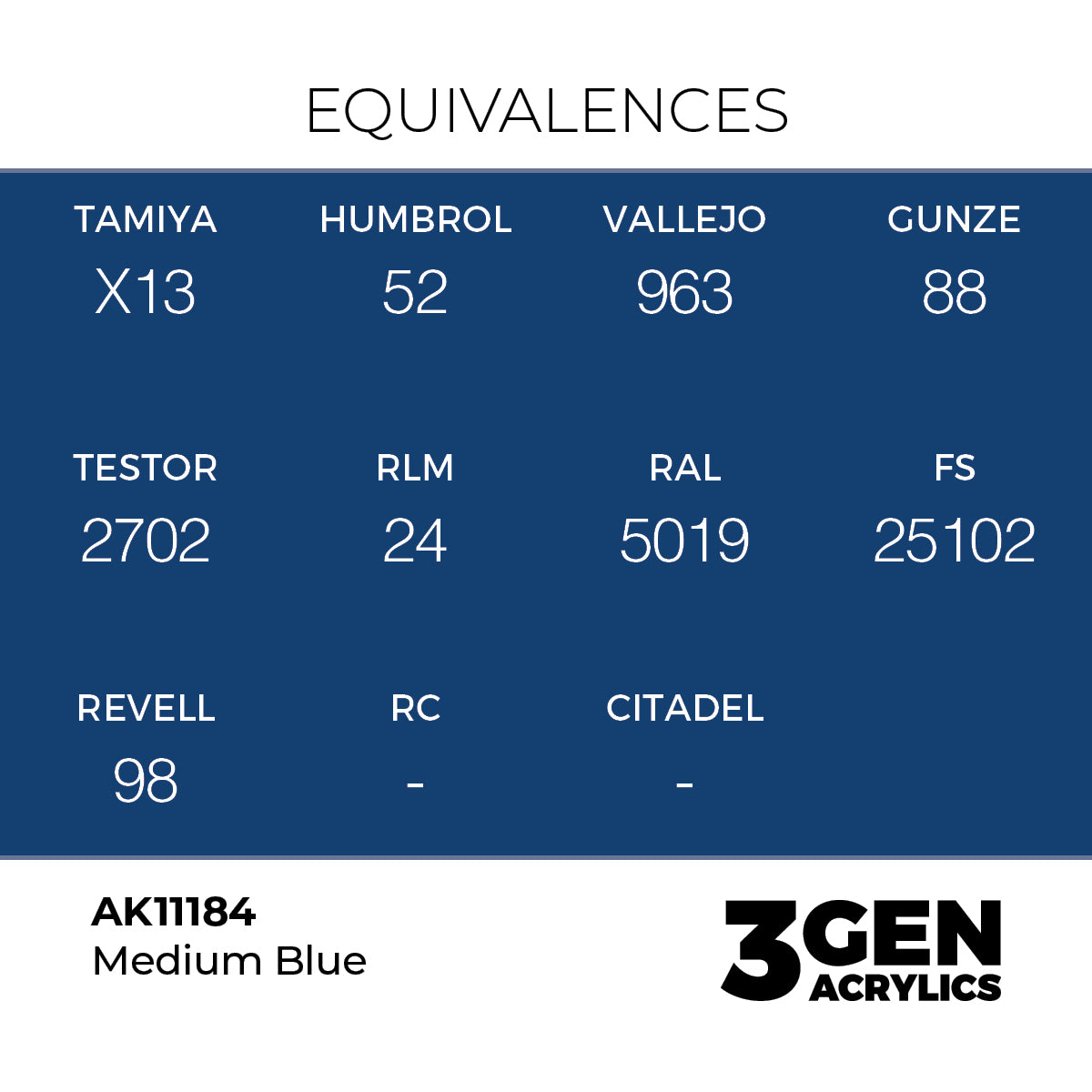 3gen - Medium Blue - 18ml