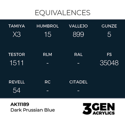 3gen - Dark Prussian Blue - 18ml