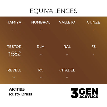 3gen - Metallic - Rusty Brass - 18ml