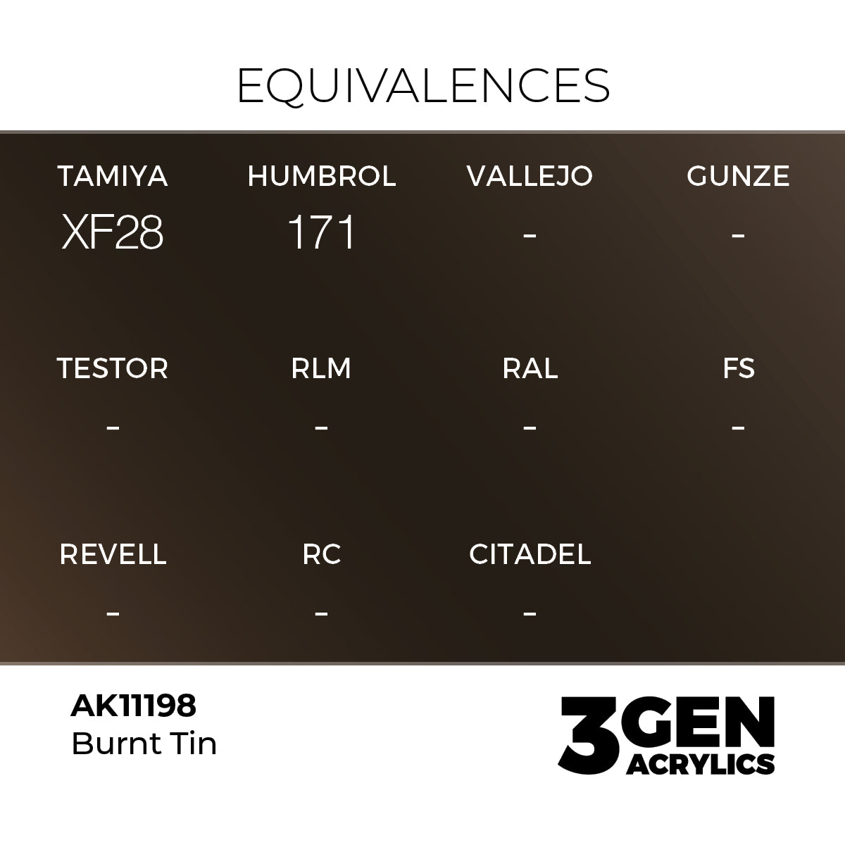 3gen - Metallic - Burnt Tin - 18ml