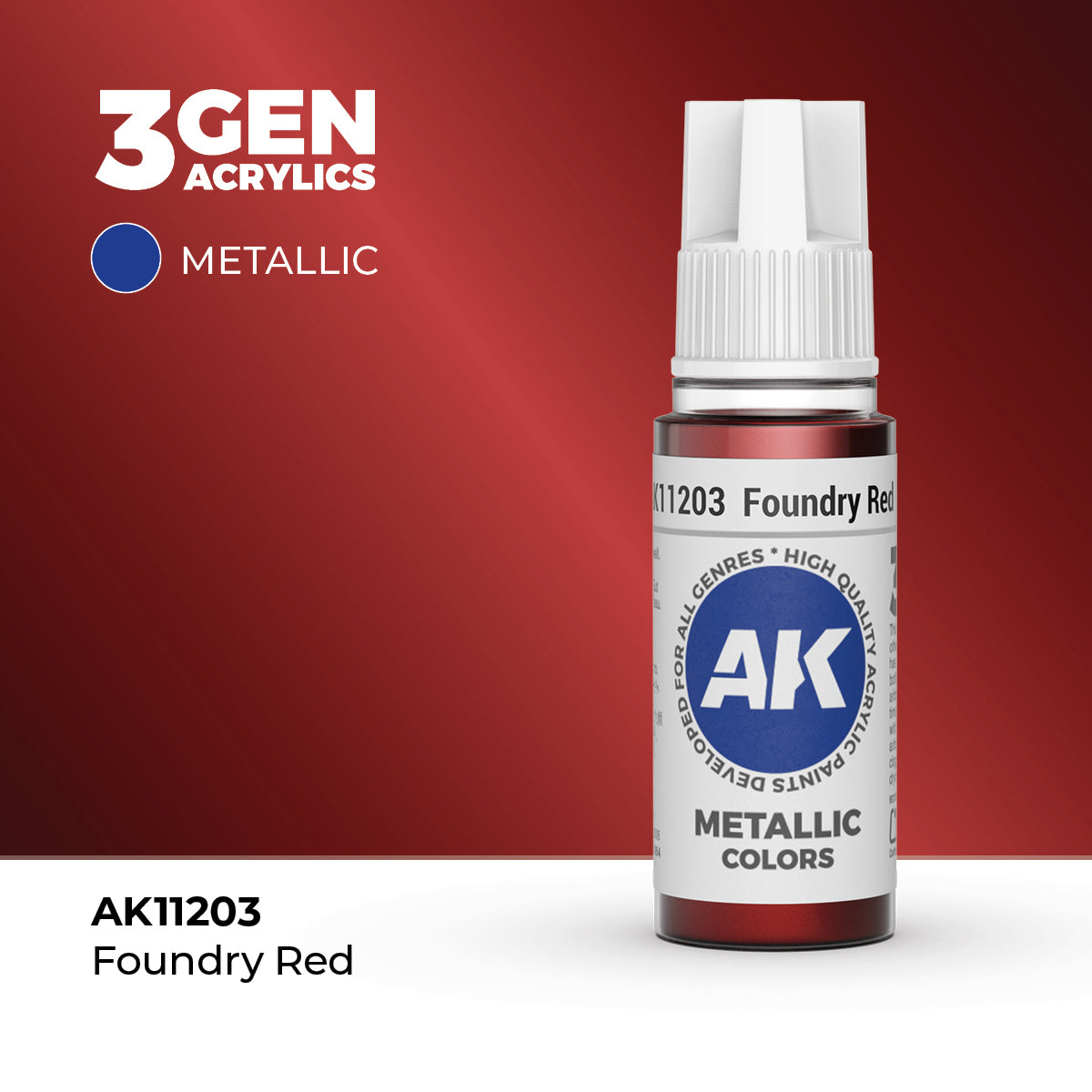 3gen - Metallic - Foundry Red - 18ml