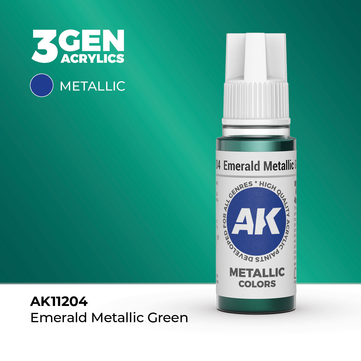 3gen - Metallic - Emerald Green - 18ml