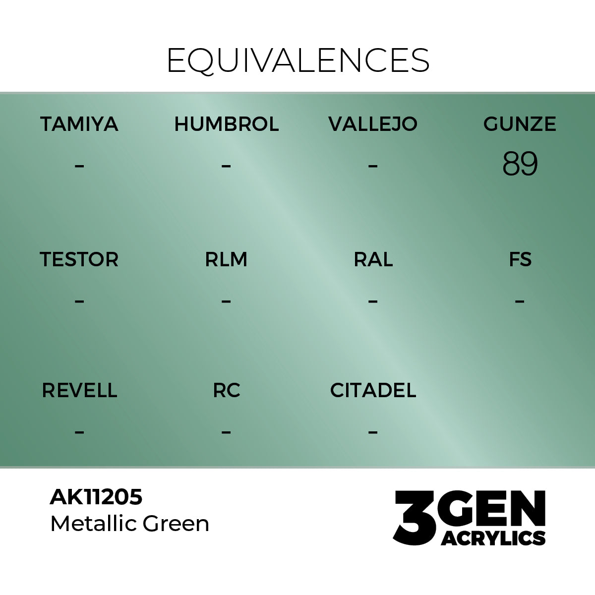 3gen - Metallic - Metallic Green - 18ml