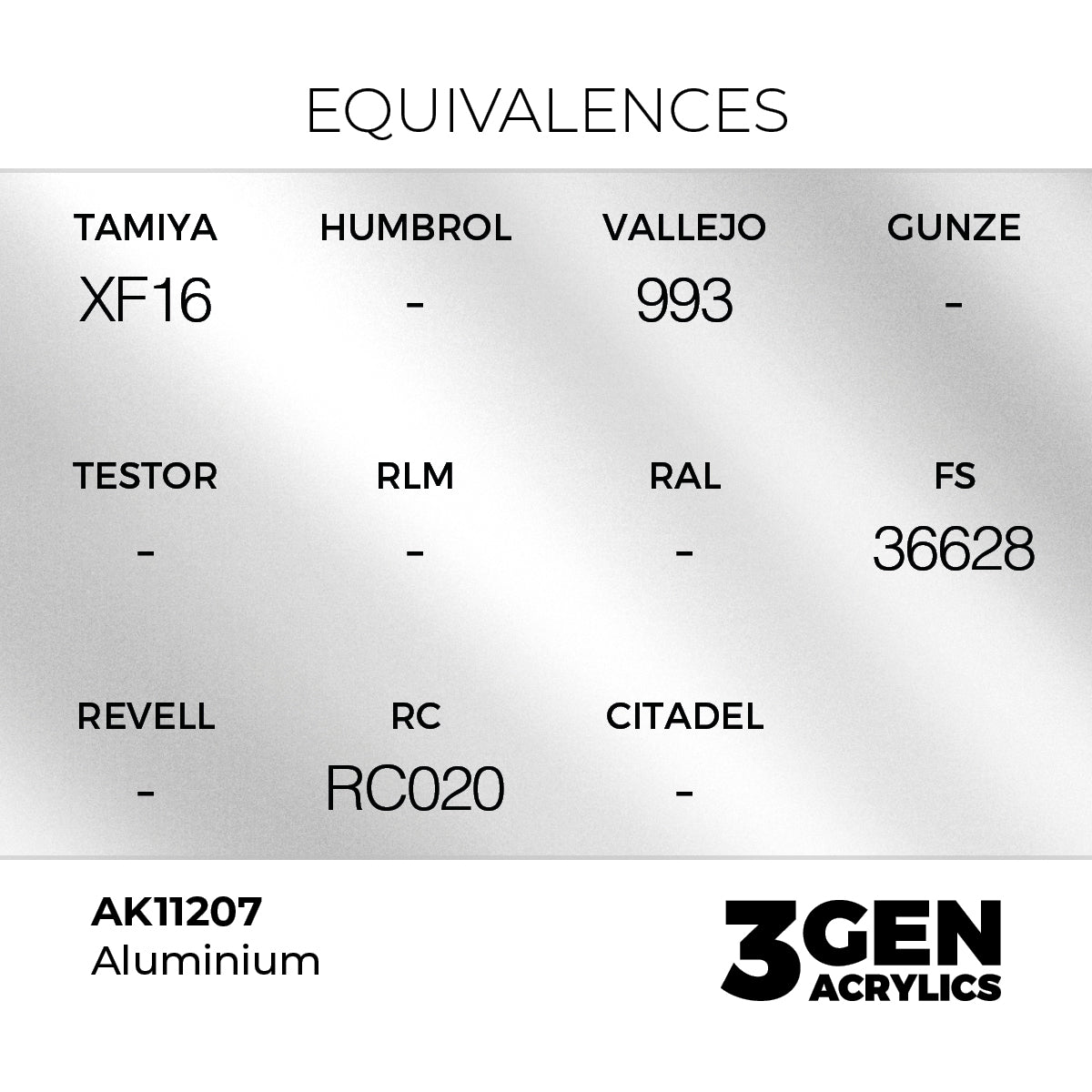 3gen - Metallic - Aluminium - 18ml