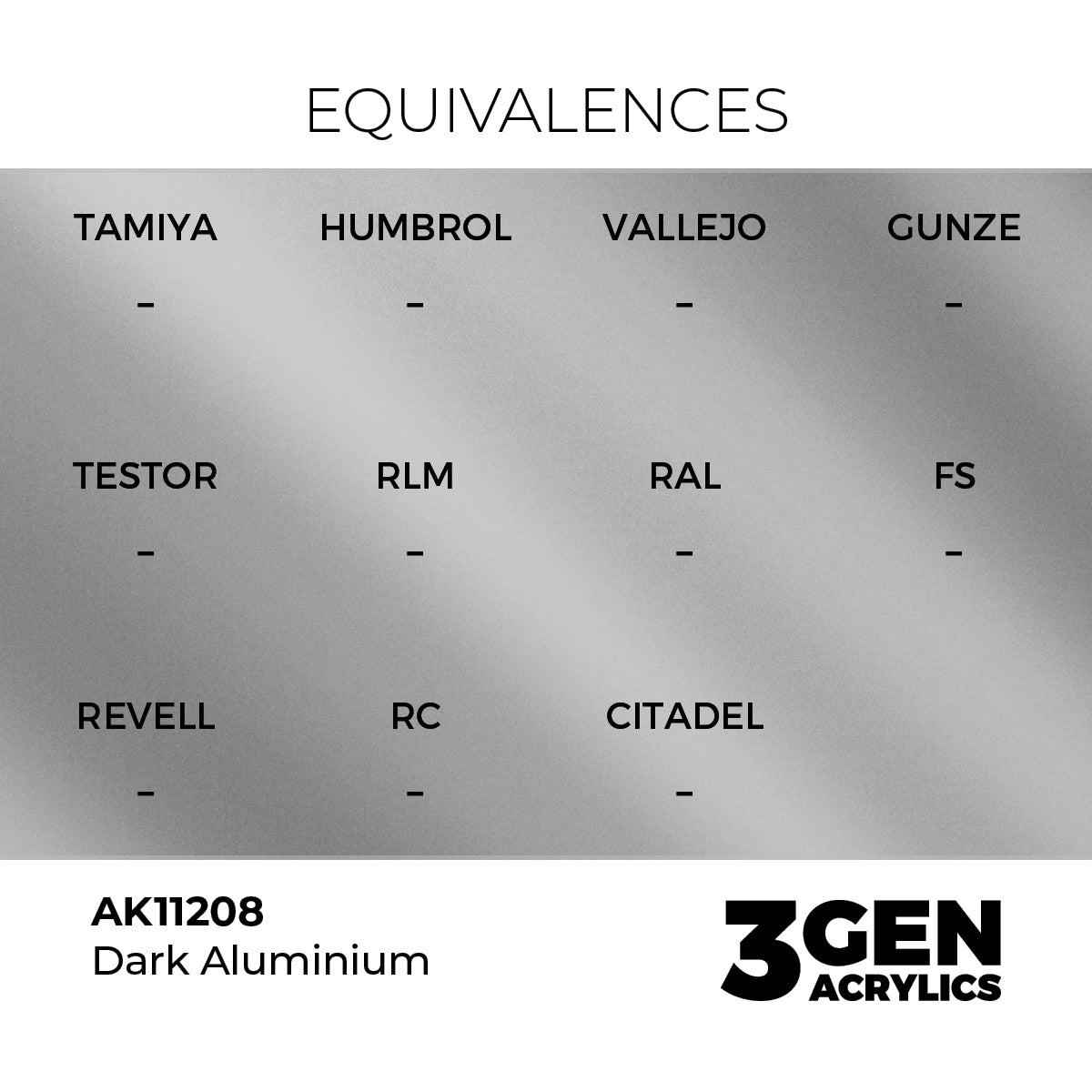 3gen - Metallic - Dark Aluminium - 18ml