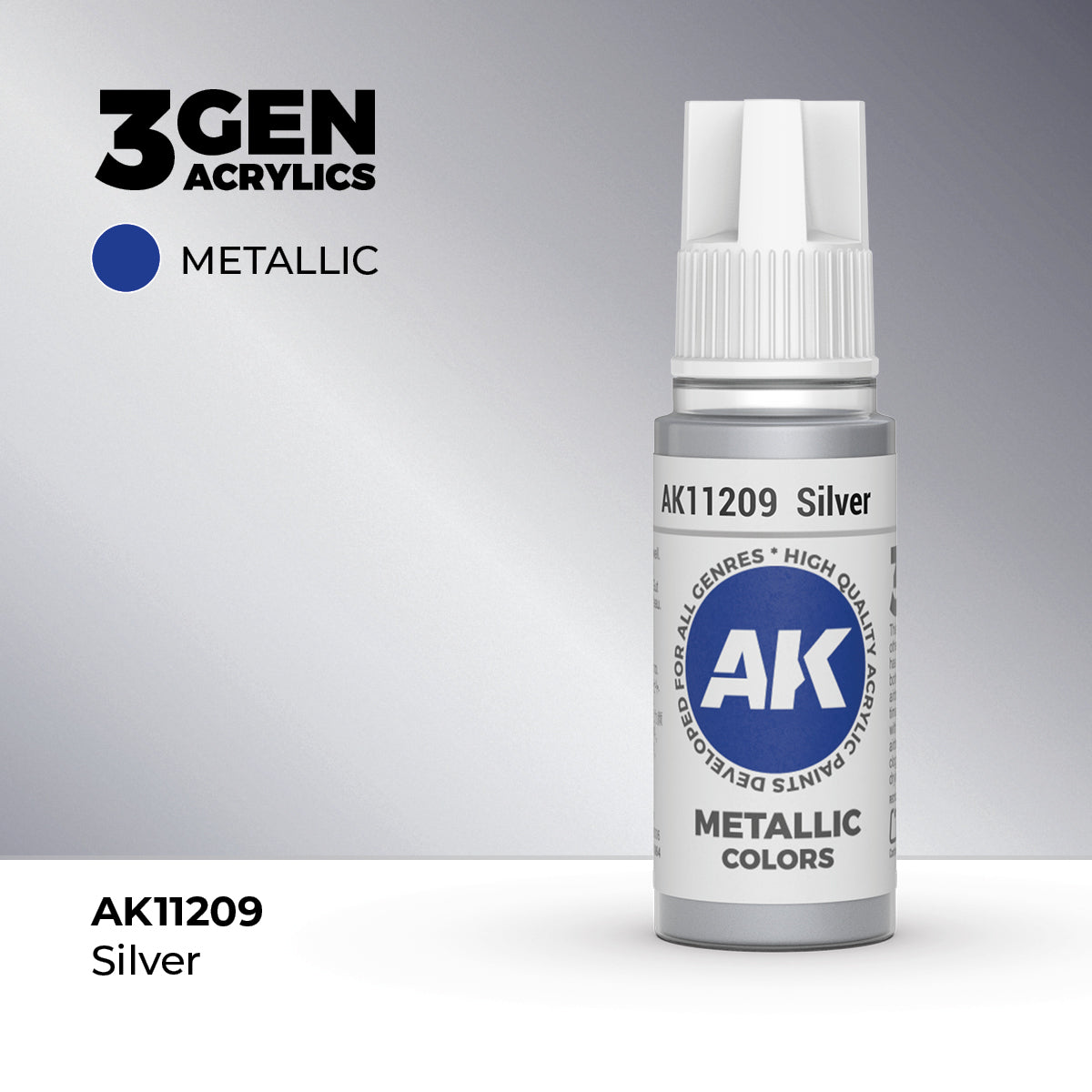 3gen - Metallic - Silver - 18ml