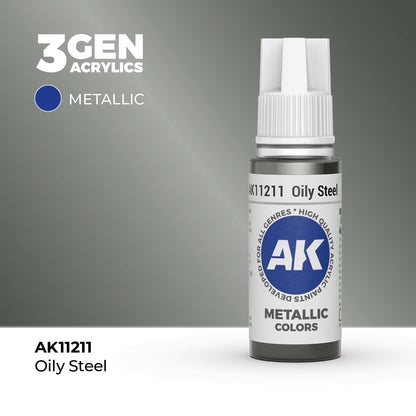 3gen - Metallic - Oily Steel - 18ml
