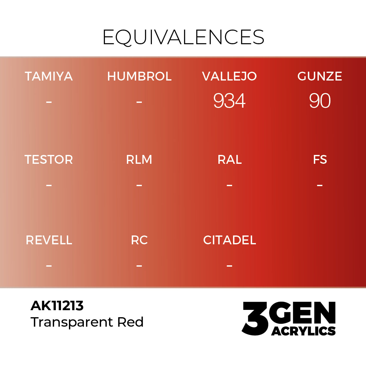 3gen - Clear Red - 18ml