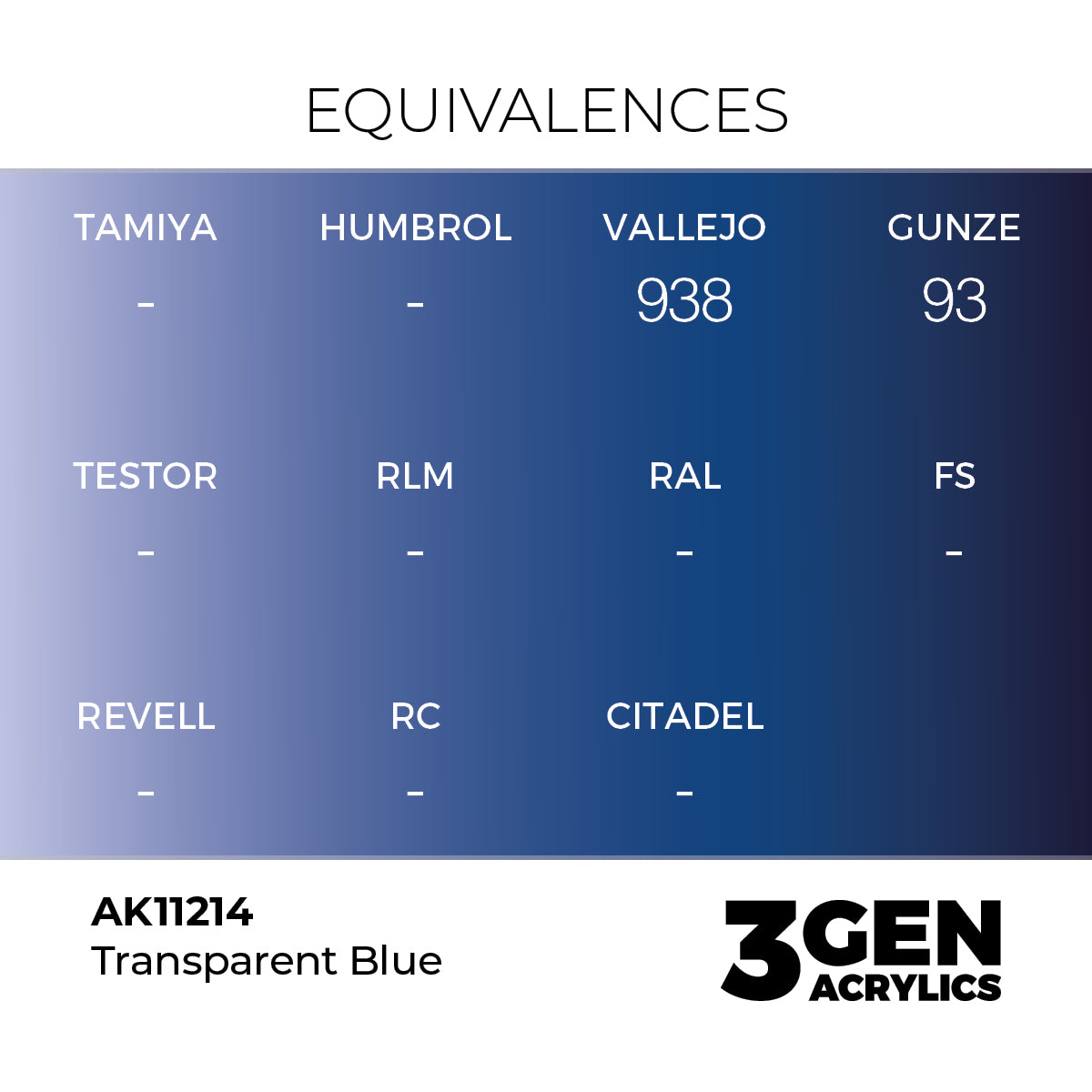 3gen - Clear Blue - 18ml