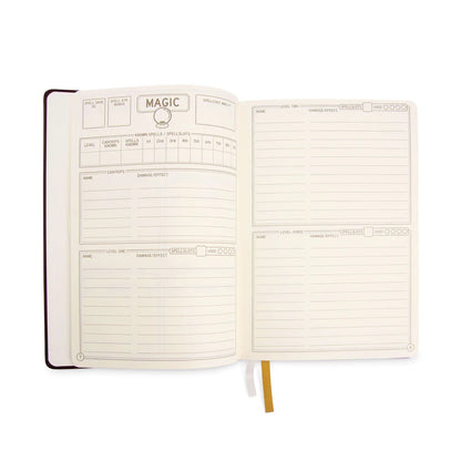 DnD 5e Player Journal - Black