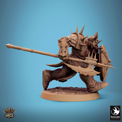 Infantry Orc Spear Shield - Charge