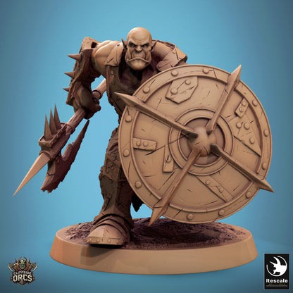 Infantry Orc Spear Shield - Ready