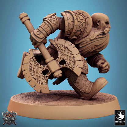 Zwergenkrieger – Axtlauf