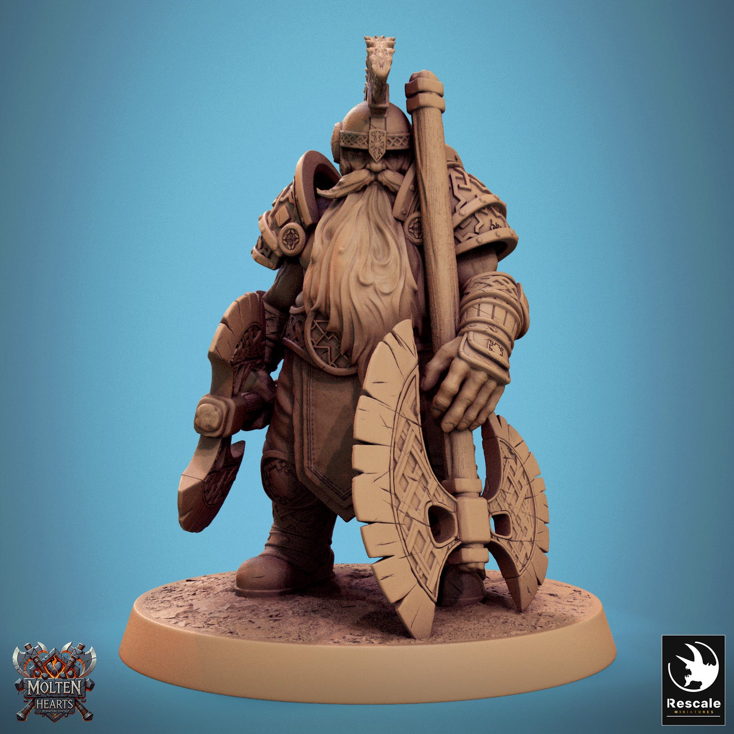 Dwarf Warrior - Big Axe Stand 2