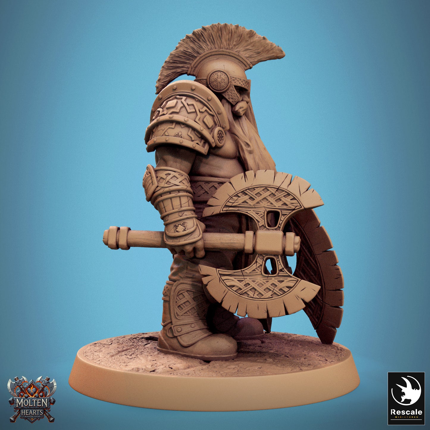 Dwarf Warrior - Big Axe Stand 2
