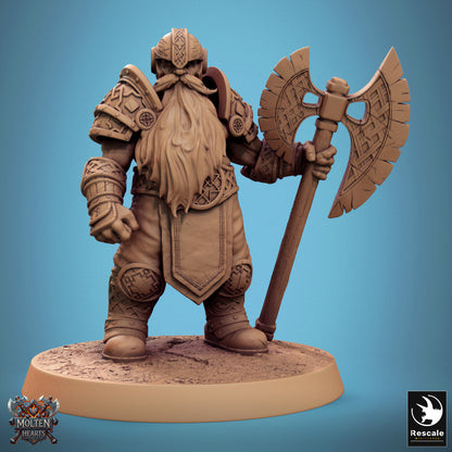 Dwarf Warrior - Big Axe Stand 3