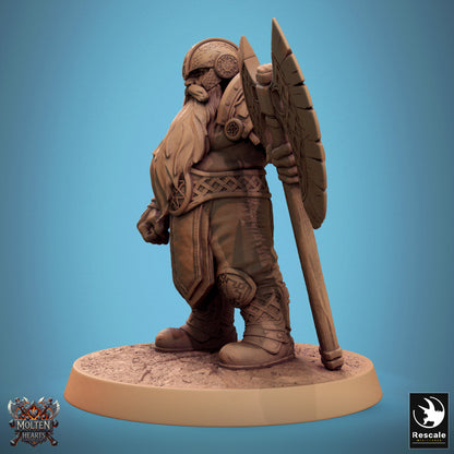 Dwarf Warrior - Big Axe Stand 3