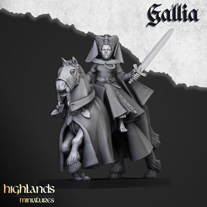 Damsel of Gallia on Horse