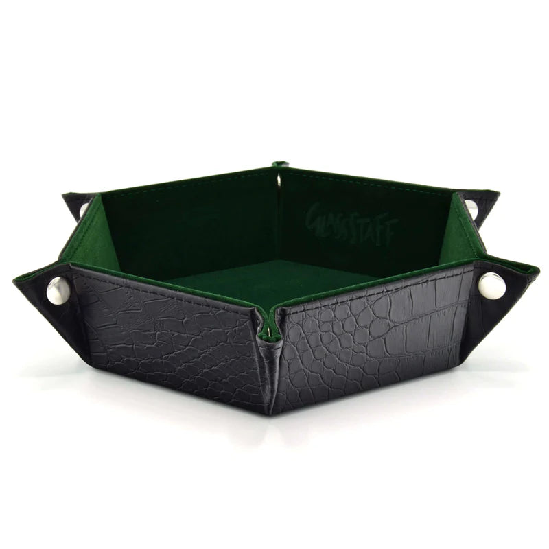 Hexagonal Foldable Rolling Tray - Dragon Skin