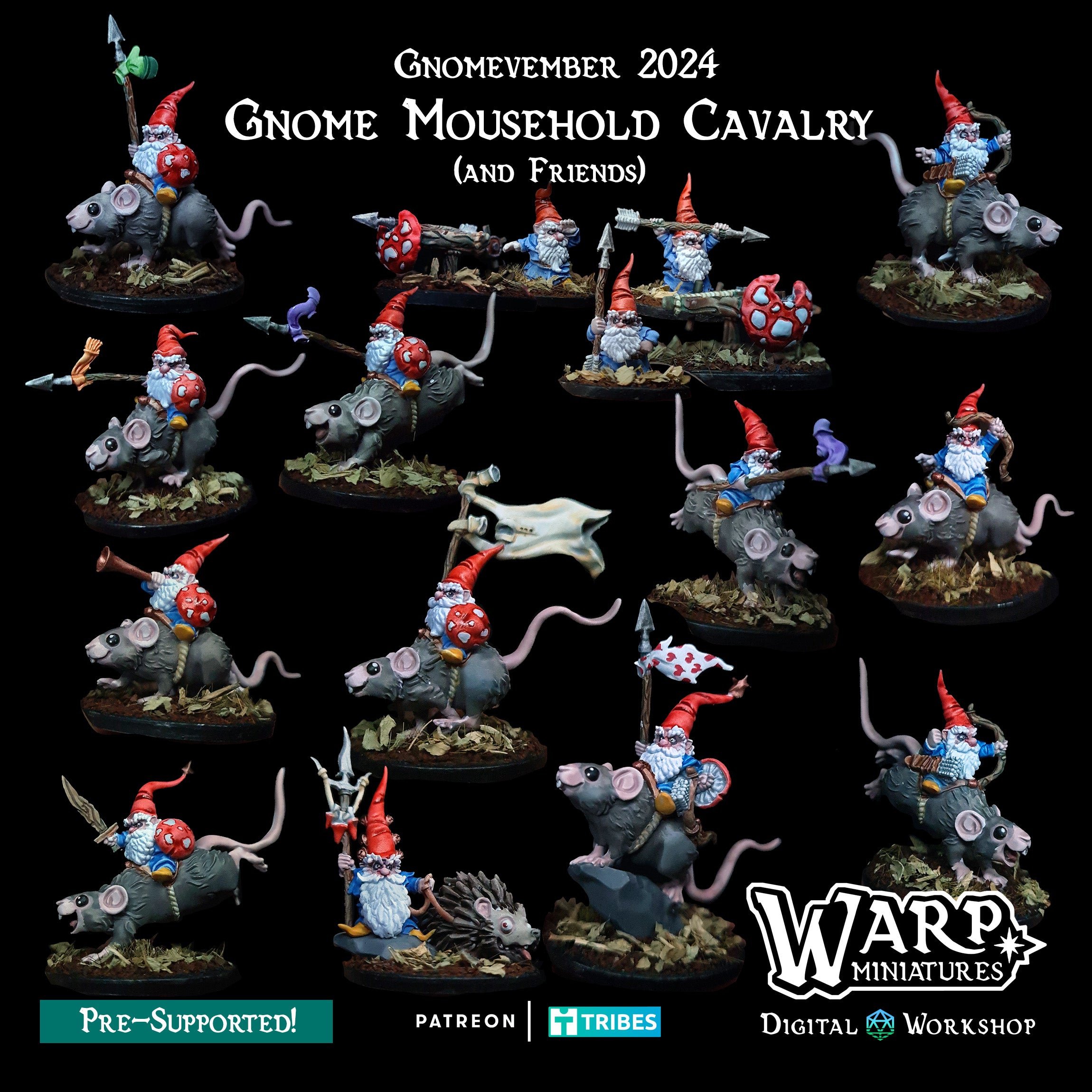 Gnome Mousehold Cavalry