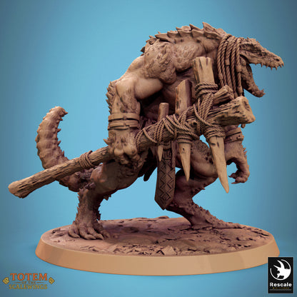 Lizardman Champion Dreadscale - Bones Guard